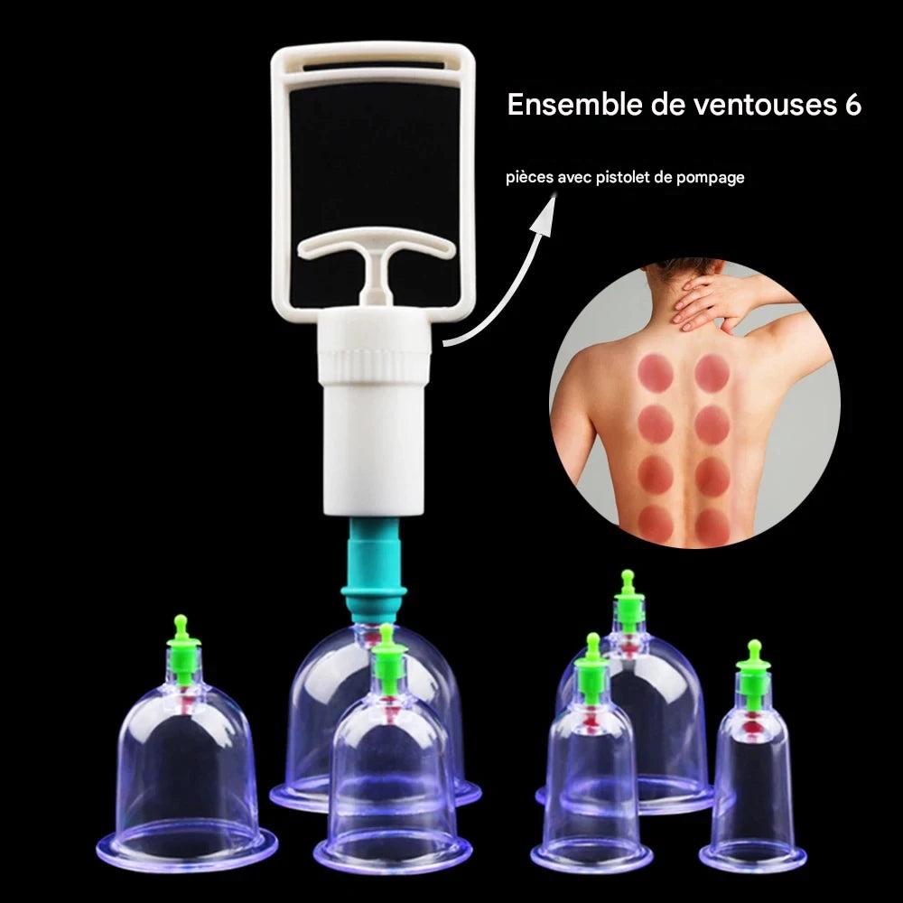 Kit de Massage Ventouse pour le Corps – Anti-Stress & Anti-Cellulite
